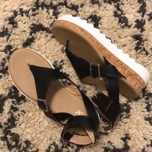 Brand new platform sandals